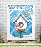 Build a Birdhouse Christmas Add-On Dies, Lawn Fawn