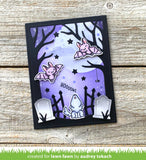 Spooky Forest Backdrop Dies, Lawn Fawn
