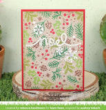Winter Sprigs Background Stencils, Lawn Clippings - Lawn Fawn