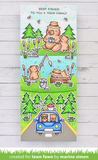 Car Critters Road Trip Add-On Stamp Set, Lawn Fawn