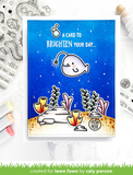 Anglerfish Flip-Flop Stamp Set, Lawn Fawn