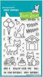 Yappy Birthday Stamp Set, Lawn Fawn