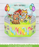 Yappy Birthday Stamp Set, Lawn Fawn