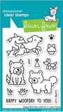 Yappy Birthday Add-On Stamp Set, Lawn Fawn