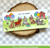 Slimline Grassy Stencil, Lawn Clippings - Lawn Fawn