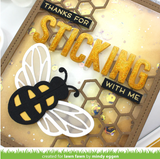 Pop-Up Bee Dies, Lawn Fawn