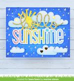 Giant Hello Sunshine Die, Lawn Fawn