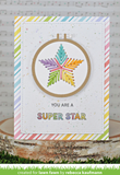Embroidery Hoop Star Add-On Die, Lawn Fawn