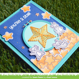 Embroidery Hoop Star Add-On Die, Lawn Fawn