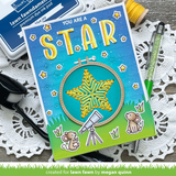 Embroidery Hoop Star Add-On Die, Lawn Fawn