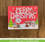 Say What? Holiday Critters Stamp Set, Lawn Fawn