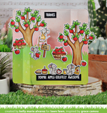 Apple-Solutely Awesome Stamp Set, Lawn Fawn