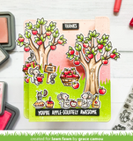 Apple-Solutely Awesome Stamp Set, Lawn Fawn