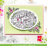 Giant Thank You Messages Stamp Set, Lawn Fawn