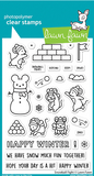 Snowball Fight Stamp Set, Lawn Fawn