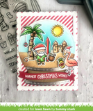 Beachy Christmas Stamp Set, Lawn Fawn