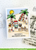 Beachy Christmas Stamp Set, Lawn Fawn