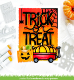 Tiny Gift Box Jack-O-Lantern Add-On Dies, Lawn Fawn