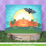 Tiny Gift Box Jack-O-Lantern Add-On Dies, Lawn Fawn