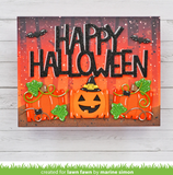 Tiny Gift Box Jack-O-Lantern Add-On Dies, Lawn Fawn