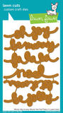 Winter Big Scripty Words Hot Foil Plates, Lawn Fawn