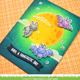 Nighttime Sky Stencil, Lawn Clippings - Lawn Fawn