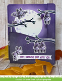 Nighttime Sky Stencil, Lawn Clippings - Lawn Fawn