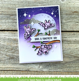 Nighttime Sky Stencil, Lawn Clippings - Lawn Fawn