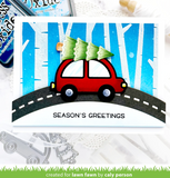 Birch Tree Stencils, Lawn Clippings - Lawn Fawn