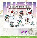 Snow Flurries Background Stencil, Lawn Clippings - Lawn Fawn