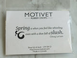 Shoe Full of Slush (Word Stamp), Motivet Rubber Stamp