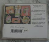 February '08 Stamp of the Month Set, Sweet Pea Garden, PrintWorks Rubber Stamps