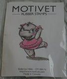 Ballerina Hilda Stamp, Motivet Rubber Stamp