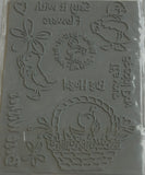 Say It With Flowers, Souffle, Popcorn the Bear Rubber Stamp Set by Crafter's Companion