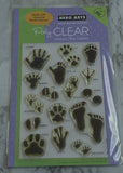 Animal Prints Stamp Set, Hero Arts Rubber Stamps
