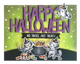 Giant Happy Halloween Dies, Lawn Fawn