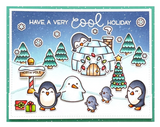 Penguin Party Stamp Set, Lawn Fawn