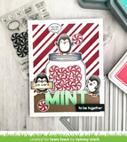 Peppermint Stripes Backdrop Dies, Lawn Fawn