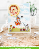 Cloudy Stencil, Lawn Clippings - Lawn Fawn