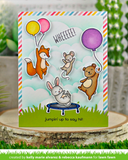 Cloudy Stencil, Lawn Clippings - Lawn Fawn