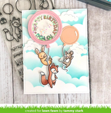 Cloudy Stencil, Lawn Clippings - Lawn Fawn