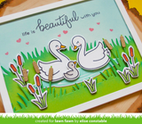 Swan Soiree Stamp Set, Lawn Fawn