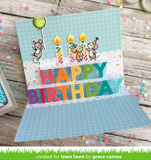 Pop-Up Happy Birthday Die, Lawn Fawn