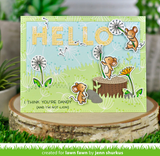 Meadow Backdrop:  Landscape Die, Lawn Fawn