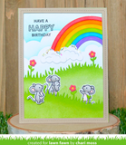 Meadow Backdrop:  Portrait Die, Lawn Fawn