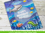 Offset Sayings:  Birthday Stamp Set, Lawn Fawn