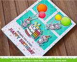 Offset Sayings:  Birthday Stamp Set, Lawn Fawn