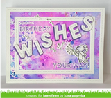 Offset Sayings:  Birthday Stamp Set, Lawn Fawn