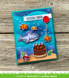 Offset Sayings:  Birthday Stamp Set, Lawn Fawn