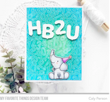Number Jumble Background Stamp, My Favorite Things Rubber Stamps